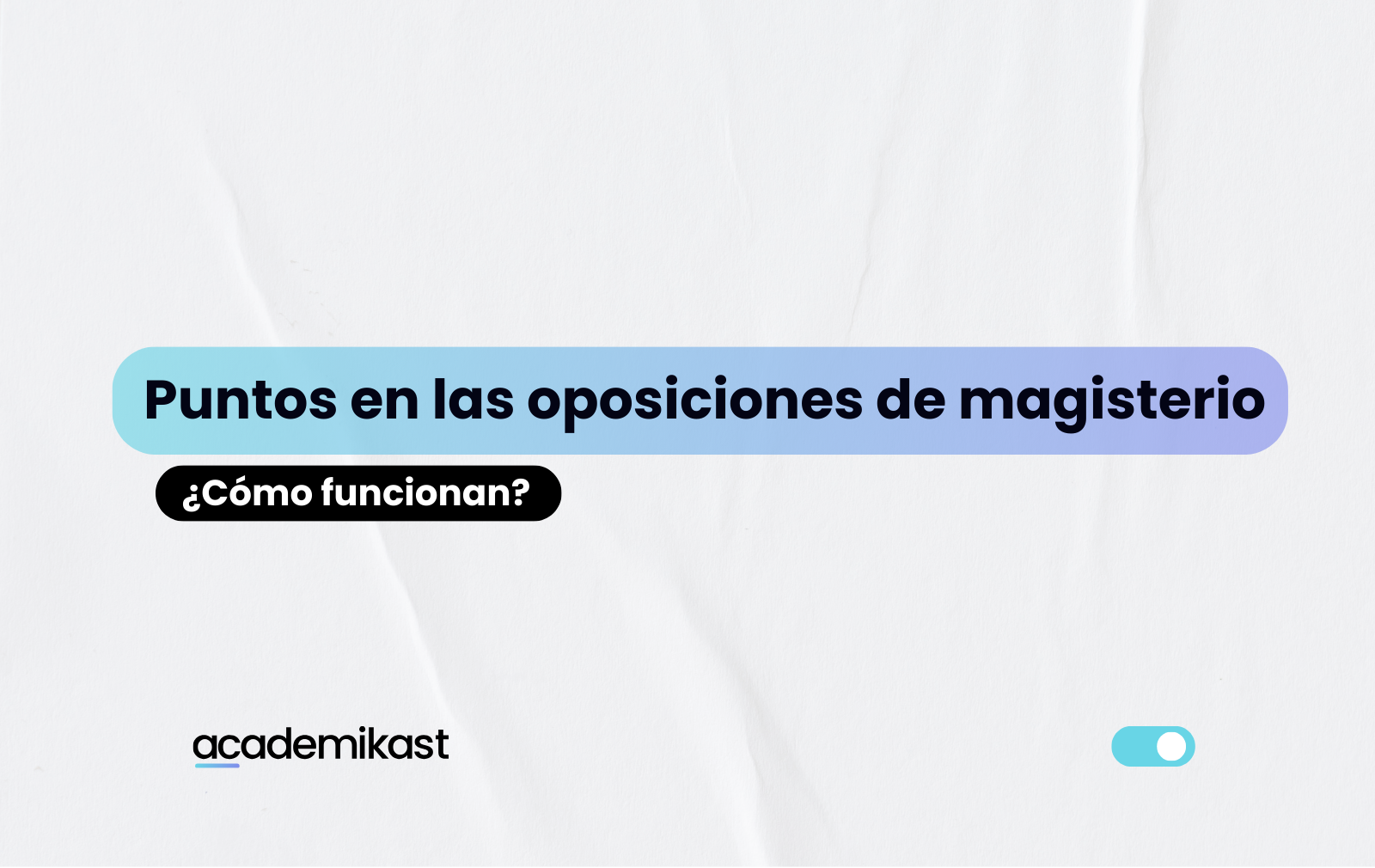 puntos oposiciones magisterio