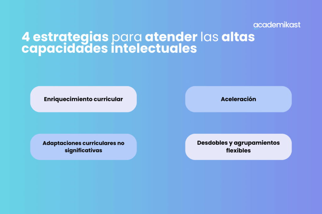 4 estrategias para atender las altas capacidades intelectuales